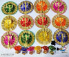 Laddu Gopal Dress With Full Sringar (Set of 12; Mix Designs) For size-1 no. (one heair and a flute and a nacklace)